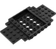 LEGO podvozok/základňa 6x12x1 čierna (65634/6287679)