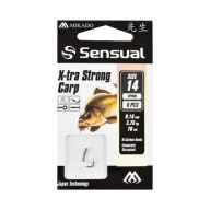 Mikádo háčiky s nadväzcom X-Tra Strong Carp 70cm háčik #14 3,75kg 8 ks.