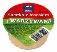 Seko Šalát s lososom a zeleninou 130 g