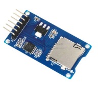 Modul ČÍTAČKA pamäťových kariet, microSD slot, Micro SD, ARDUINO AVR, rozhranie SPI