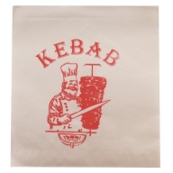 Obálka na kebab vo fólii, 250 kusov