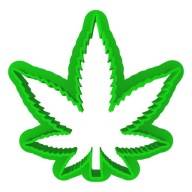 CBD rezačka CBD listy marihuany, 5 cm
