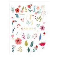 Mriežkový zápisník A5 s 96 listami Interprint HS GARDEN