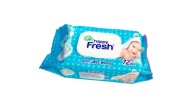 HAPPY Fresh detské obrúsky 72 ks s klipom