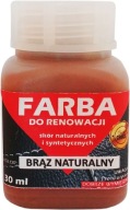 RENOVÁCIA KOŽENÉHO ČALÚNENIA PRÍRODNÁ HNEDÁ FARBA 30ml