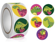 MOTIVAČNÉ NÁLEPKY PRE CHLAPCI DETI ŠTUDENTOV 50ks ZVIERATKÁ DINOSAURY