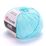 YARNART JEANS 76 azúrová priadza