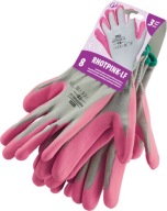 RHOTPINK-LF potiahnuté záhradné rukavice, veľkosť 6