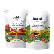 BOBINI Pena do kúpeľa prací gél pre deti 2v1 Maxi pena 2x500ml Sklad