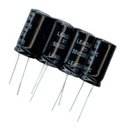 2200uF 50V 2200 µF 50V (4ks) ELEKTROLYTICKÝ KONDENZÁTOR