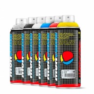 Montana Hardcore GRAFFITI SPRAY 400 ml Lesk Biely biely lesk
