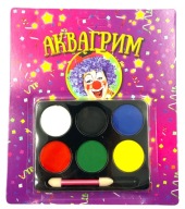 Sada farieb na maľovanie na tvár Make-up Farby na maľovanie Farby 6 ks.