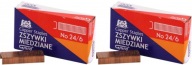 Grand 24/6 medené sponky 2000 ks