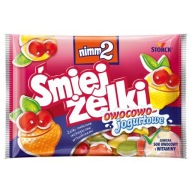 nimm2 Śmiejżelki ovocie a jogurt Ovocné želé obohatené o vitamíny 100g