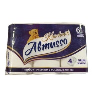 Toaletný papier Almusso KASHMIR 6 roliek, 4 vrstvy