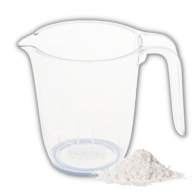 Džbán S KUCHYŇSKOU ODMERKOU HLAVA S ODMERKAMI MÚKY 0,5L