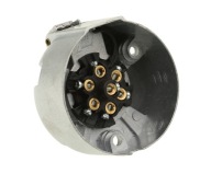 7 KOLÍKOVÁ ELEKTRICKÁ ZÁSUVKA PRE HLINÍKOVÉ PRÍVESY