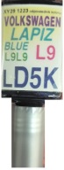 VW LD5K L9L9 LAPIZ MODRÁ autolakovanie dotykové ARASYSTEM 10 ml