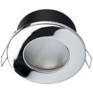 Svietidlo HALOGEN Okrúhle AQUS GU10 IP44 Chróm