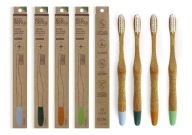 Stredná zubná kefka Ecodenta Bamboo