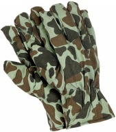 Silné džínsové rukavice, 100% CAMO bavlna
