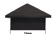 ČIAPKY HMOTY 80x80 PRE DAKAJ PLOTOVÝ STĹP STENA 1-3,5MM