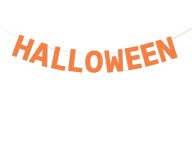Halloween girlanda banner, oranžová 250cm DEKORÁCIE HALLOWEENSKÉ OZDOBY