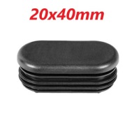4 X OVÁLNY ČIAPOK PRE SKLENENÉ STOLIČKY 40X20mm