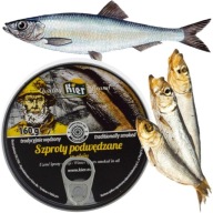 Poľské údené šproty v rastlinnom oleji Sprattus 0,16 kg 160 g KIER