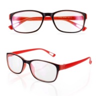 DELI Classic Unisex okuliare do práce Filter Blue Control Red