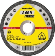 Hliníkový rezací kotúč 125x1 KLINGSPOR A60N