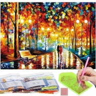 DIAMANTOVÁ MAĽBA DIAMANTOVÁ VÝŠIVKA DIAMANTOVÁ MOZAIKA 5D SET + PRÍSLUŠENSTVO
