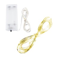 LAMPY, 20 LED DRÔTOV, BATÉRIE, VIANOČNÝ STROMČEK, DEKORATÍVNE DIÓDY