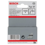 ZOŠÍVAČKY 10 mm TYP 57 BOSCH 1000 ks.