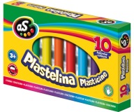 Plastelína 10 farieb, AS