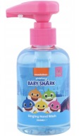 HRACIE TEKUTÉ MYDLO PRE DETI BABY SHARK 250 ML RUŽOVÝ HLAS S MELÓDIOU