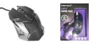 HERNÁ MYŠ PRE HRÁČOV LED RGB 2400 dpi