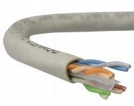 Twisted pair U/UTP cat.6 kábel, RJ45 medený sieťový vodič