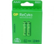2x AAA R03 850mAh NiMH 1,2V batéria GP ReCyko+