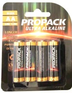 Alkalické batérie Popack AA R6 LR6 1,5V 4 ks