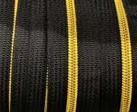 LuxTextil Zipsová páska Zips 5mm ŠPIRÁLOVÝ Zips PO METROCH 1m ZLAT