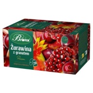 BiFix Ovocný čaj Brusnica s granátovým jablkom, 20x2g