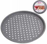 Plech na pečenie PIZZY, DIEROVANÝ, 33 cm