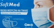 Lekárska maska ​​typ II 50 ks. modrá s gumičkou