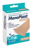 Monoplastová netkaná omietka telovej farby, 1 m x 8 cm
