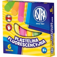 FLUOREZENTNÁ PLASTICINA 6 FAREB ASTRA 59002630