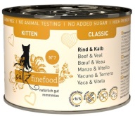 Catz Finefood Classic Kitten N.07 Hovädzia a teľacia konzerva 200g