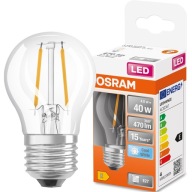 LED žiarovka SMALL BALL E27 4W = 40W 4000K OSRAM