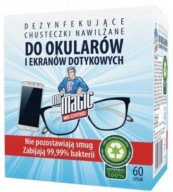 Mr Magic vlhčené obrúsky na okuliare, 60 kusov