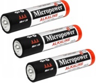 BATÉRIA ALKALICKÁ BATÉRIA LR03 AAA 1,5V - 3 ks